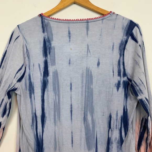 Soft Surroundings Women Colorful Blouse Size Large - Picture 6 of 8